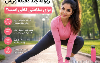 روزانه چند دقیقه ورزش کنیم؟ حقیقتی درباره میزان ورزش روزانه برای سلامتی