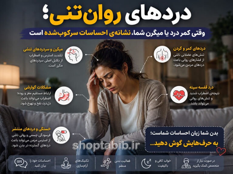علت و درمان دردهای روان‌تنی | ارتباط استرس با دردهای مزمن