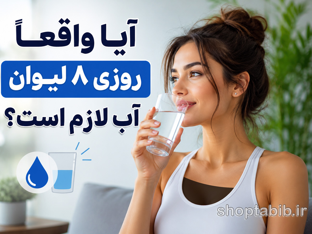 آیا واقعاً روزی ۸ لیوان آب لازم است؟ حقیقت علمی و باورهای اشتباه