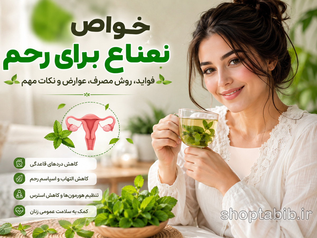 خواص نعناع برای رحم | بررسی علمی فواید، عوارض و بهترین روش مصرف