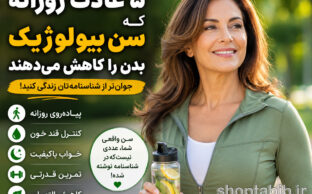 ۵ عادت طلایی برای کاهش سن بیولوژیک بدن | جوان‌تر از سن شناسنامه‌ای!