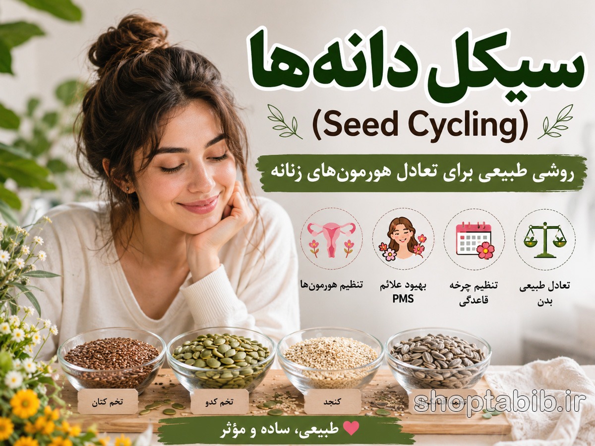 سیکل دانهها (Seed Cycling) چیست؟ فواید، نحوه مصرف، برنامه کامل و تأثیر بر هورمونهای زنانه