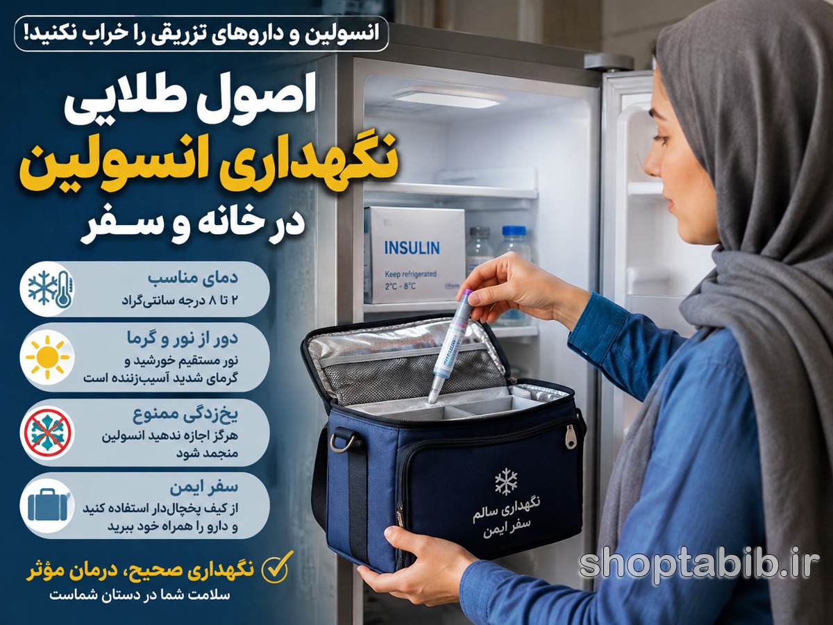 دمای مناسب نگهداری انسولین چقدر است؟ از یخچال تا سفر و جلوگیری از خراب شدن