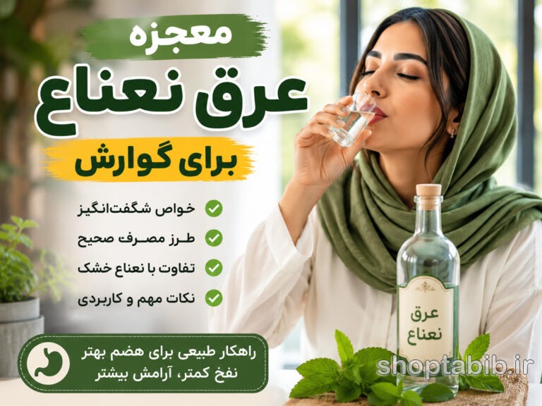 عرق نعناع برای معده و نفخ؛ ۱۲ خاصیت شگفتانگیز + بهترین زمان و روش مصرف