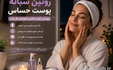 روتین مراقبت از پوست حساس؛ بهترین برنامه صبح و شب برای کاهش قرمزی و التهاب