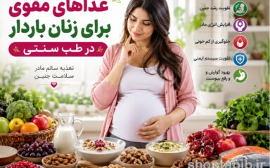 غذاهای مقوی برای زنان باردار در طب سنتی | معرفی بهترین خوراکی‌ها برای رشد جنین